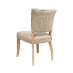 Chelsea Fabric Dining Chair - Natural - Image 4