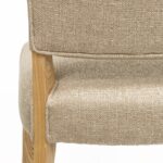 Chelsea Fabric Dining Chair - Natural - Image 2