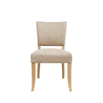 CHELSEA FABRIC DINING CHAIR - NATURAL