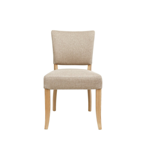 CHELSEA FABRIC DINING CHAIR - NATURAL