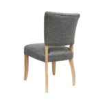 Chelsea Fabric Dining Chair - Grey - Image 5