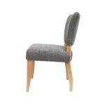 Chelsea Fabric Dining Chair - Grey - Image 6