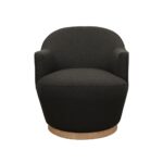 Ferguson Swivel Chair - Black - Image 6