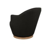 Ferguson Swivel Chair - Black - Image 4