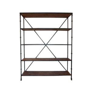 Heston Wood & Metal Bookshelf