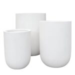 Oreti White Cement Planter Medium - Image 3