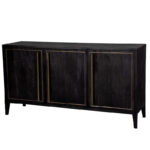 Petra Sideboard- Black and Brass - Image 2