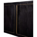 Petra Sideboard- Black and Brass - Image 6