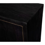Petra Sideboard- Black and Brass - Image 5