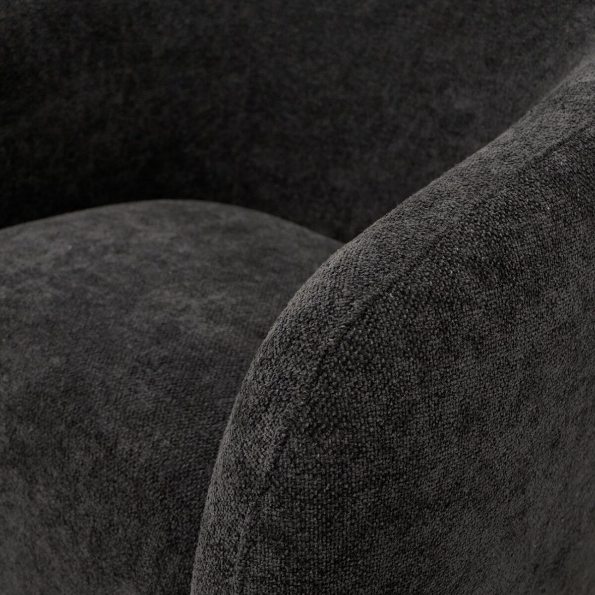 Max Swivel Chair - Black - Image 2