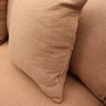 Lotus Slipcover Sofa 3 Seater - Brick - Image 3