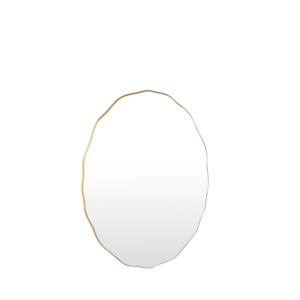 Wave Oval Mirror Small