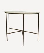 Half Round Wall Table - Gold - Image 5