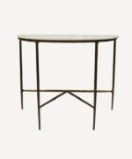 Half Round Wall Table - Gold - Image 4