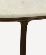 Half Round Wall Table - Gold - Image 6