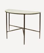Half Round Wall Table - Gold - Image 3
