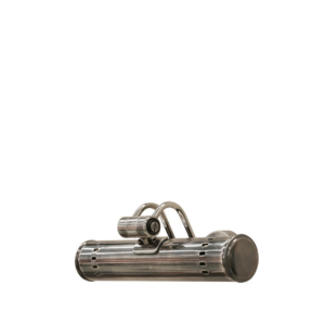 Art wall light in Antique Silver