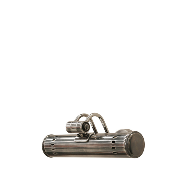 Art wall light in Antique Silver