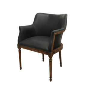 Boston Black Leather Chair