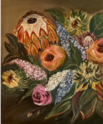 Original Art  "Summertime Blooms" - Image 3