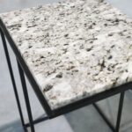 Dion Marble Side Table - Alaska - Image 2