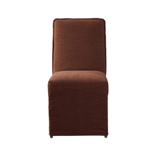 Ellie Slip Cover Dining Chair Rust