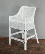 Albany Bar Stool White - Image 2