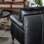 Brunton Armchair - Onyx Leather - Image 7