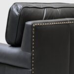 Brunton Armchair - Onyx Leather - Image 6