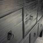 Parq Sideboard 9 Drawer - Black - Image 7