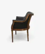 Boston Black Leather Chair - Image 3