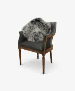 Boston Black Leather Chair - Image 4