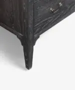 Serge Oak Dresser - Black - Image 6