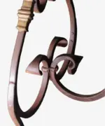 Plasire Iron Table Rustic Finish - Image 4