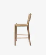Savannah Oak and Seagrass Bar Stool - Image 2