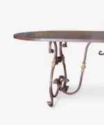 Plasire Iron Table Rustic Finish - Image 3
