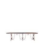 Plasire Iron Table Rustic Finish