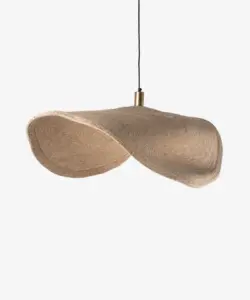 Natural woven seagrass pendant light – Santiago handmade coastal ceiling shade, 94cm