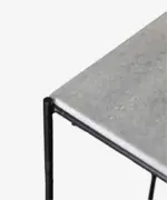 Calypso Cross Bar Iron and Marble Console - Image 3