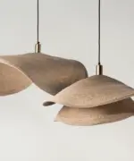 Santiago Seagrass Layered Pendant 90cm - Image 2