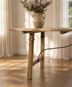 Alba Oak Dining Table – Natural 210cm - Image 2
