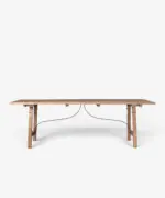 Alba Oak Dining Table – Natural 210cm - Image 3